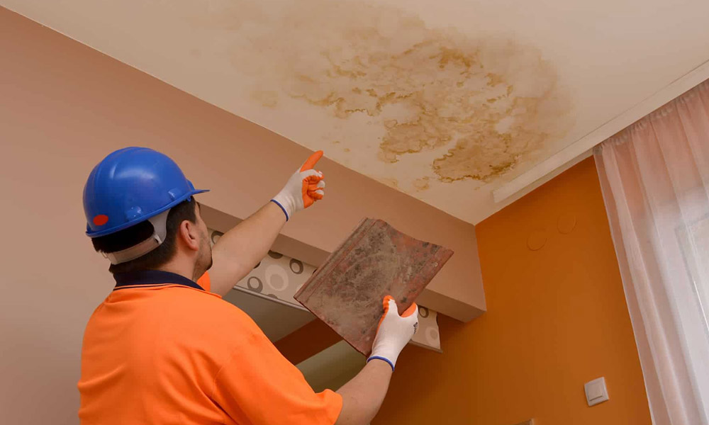 Worker Inspecting Leaks in Summerville, SC